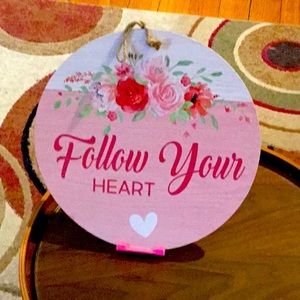 Valentine’s beautiful hanging plack